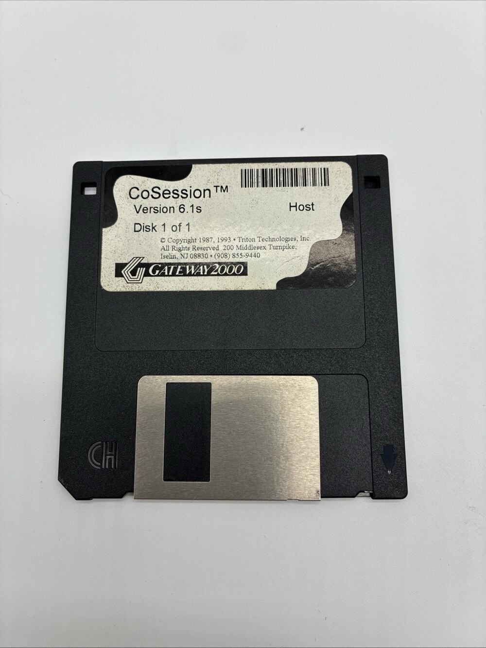 Gateway 2000 Handbook CoSession Version 6.1s Floppy Disk 1 of 1 Vintage